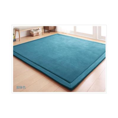 China Factory Direct Sales 100% Soft Polyester Rectangular Tatami Mat For Indoor Flooring for sale