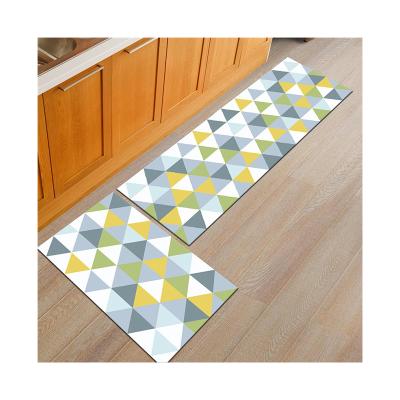 China Customized High Quality 100%Polyester Exquisite Workmanship Anti-skid Absorbent Long Foot Pad For Household for sale