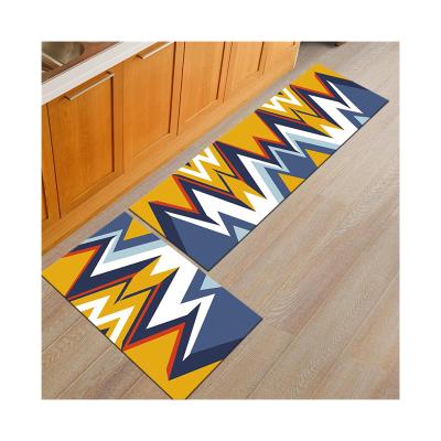 China Factory Supply Anti-Slip Customized Geometric Printed 100%Polyester Economy Carpet Rugs Practical For Household for sale