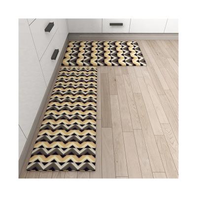 China Factory Supply Anti-Slip Customized 100%Polyester Convenient And Durable Wear Resistant Door Mat For Household for sale