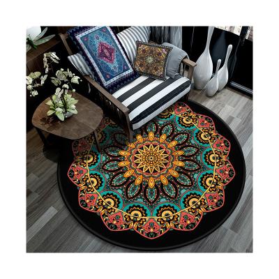 China Quality Assurance Anti-Slip Customized 100%Polyester Convenient And Durable Printed Coffee Table Mat For Household for sale