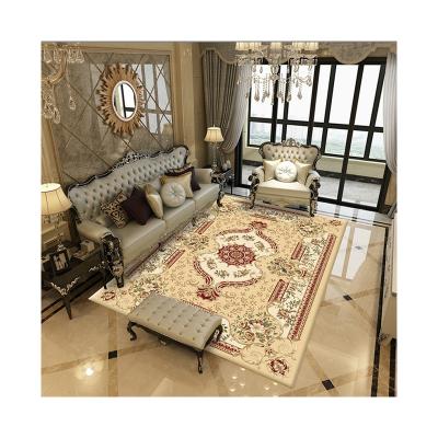 China Economy Style 100%Polyester Practical Good Quality Retro Anti-slip Customized European Rug For Household for sale