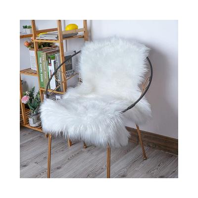 China Modern Plush Fur Rug Modern Simple Bedroom Bedside Printed Plush 100%Polyester Faux Fur Rug for sale