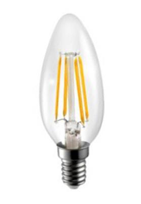 China High Voltage AC 220V LED Filament Bulb IP20 E14 Energy Saving Light Bulbs for sale