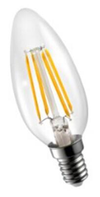 China 4 PCS COB LED E14 Energy Saving Candle Bulbs with CE / EMC / LVD Approvals for sale