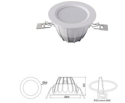 China Eco friendly 4 W Adjustable Small Ceiling Mounted Downlights 2800K / 4000K / 6000K for sale