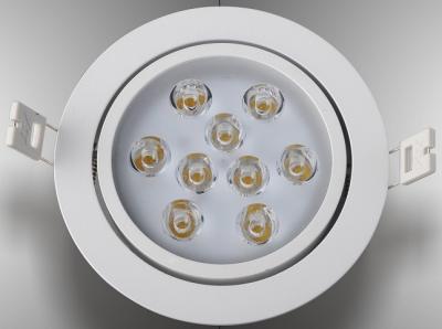 China 9W 990Lm Aluminium High Power Led Downlight for Cafe , Jewelry , Hotel for sale