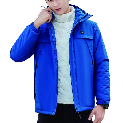 China Best QUICK DRY Winter Waterproof Men's USB Heated Jacket With Warmer Pads Casual Shirt for sale