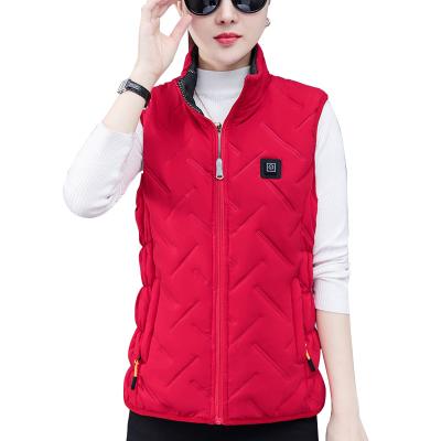 China Customized QUICK DRY Women's USB Heated Vest Warm Heating Invest Electric Heated Clothes for sale