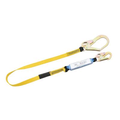 Chine sécurité réglable Lanyard Roofing Fall Protection de crochets de double de polyester de 30mm à vendre