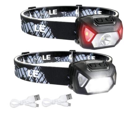 China 2000 Lumens Red And White Headlamp Work Light Motion Sensor Waterproof IP65 for sale