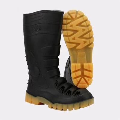 China UK2 - segurança industrial Gumboots de 13 PVC com Toe Cap Metatarsal Protection de aço à venda