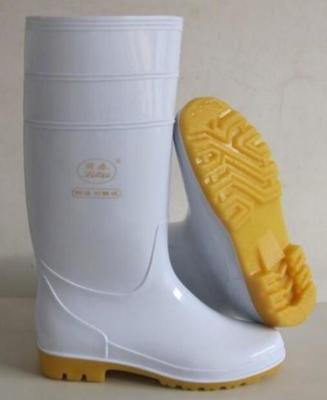 China 380mm niet de Misstap van het Staaltoe industrial safety gumboots waterproof van pvc Te koop