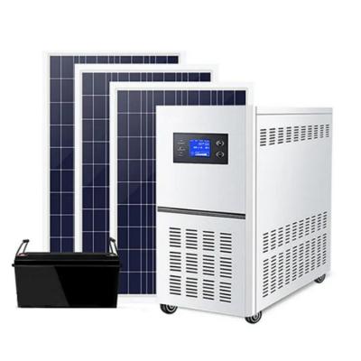 Cina CE Off Grid Solar System 5000W Solar Panel Kit For Outdoor Camping in vendita