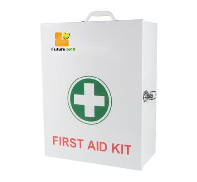 중국 Survival Standard First Aid Kit Cabinet Wall Mounted For Office Building Hospital School 판매용