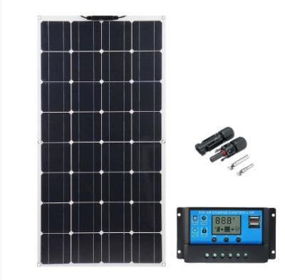 중국 Waterproof Flexiable Solar Panel 100W 12V Monocrystalline With Charge Controller 판매용