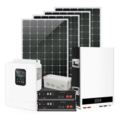 중국 SESS-PROT Complete Off Grid Solar Kits With Lithium Batteries 1000W-7200W 판매용