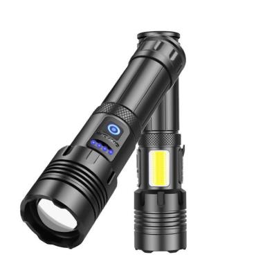 China High Power Emergency LED Torch Flashlight Adjustable Focus for Camping for sale