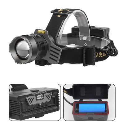 China FTH653-1 Rechargeable Headlamp 1200 Lumen Waterproof IPX4 With Black Aluminum Alloy + ABS for sale