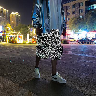 China Bermuda Men's Shorts Full Hip Hop Dance Nightclub Shiny Masculino 3XL Sportwear Breathable Casual Thoughtful Fashion Short Pants for sale