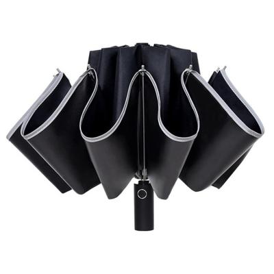 China Wholesale Manufacturer For Supermarket Folding Umbrella Ladies Umbrella Commercial Reverse Windproof Car Umbrella for sale