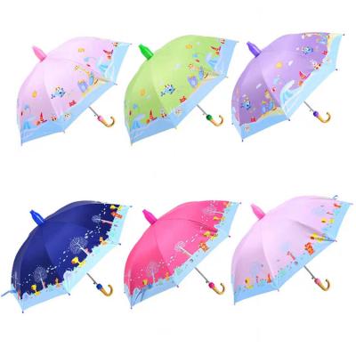 China Kids Umbrella Cartoon Child Hanging Umbrella, Kids Umbrella Girl With Anti-drip Plastic Cover for sale