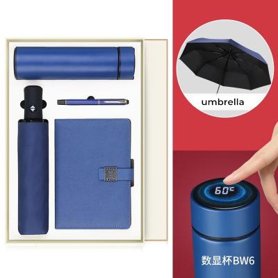 China Business Gift Set Business Notebook and Umbrella Gift Sets for sale