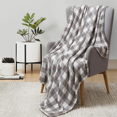 China PORTABLE ODM Hot Sale OEM Supplier Washable Cheap Wholesale Merry Christmas Plaid Blanket for sale