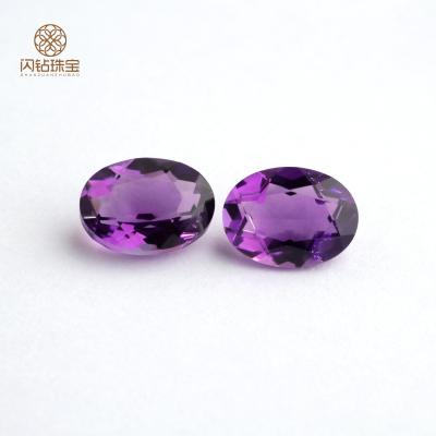 China Jewelry Making Factory Supply 2x3mm-18x25mm Oval Cut Amethyst CZ Diamond Cubic Zirconia Price for sale