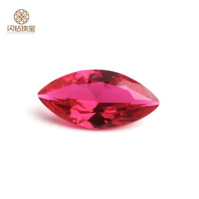 China Wholesale Price Marquise Shape Gemstones of Sythetic 2x4mm #8 Ruby Stone Gemstone Synthetic Ruby for sale