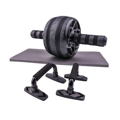 China Hot Sales Wholesale Solid Safety Lift Up Bar To Strengthen Muscles Ab Roller Fitness Exercise Roller For Ab Wheel for sale