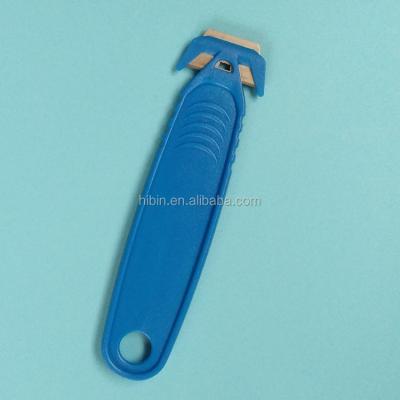 China Safety Box Knife Safety Promotional Film Cutter, Box Cutter Safety Knife for sale