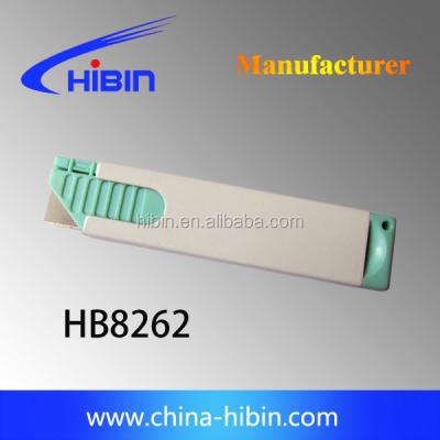 China Aoto Safety Knife (HB8262) Automatic Retractable Safety Knife For Packing for sale