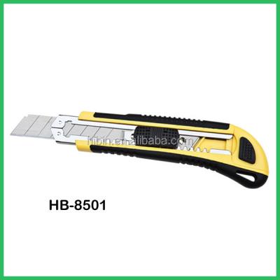 China Safety Knife 18 Mm Blade Break ABS Knife Cutter Utility Knife (HB8501) for sale