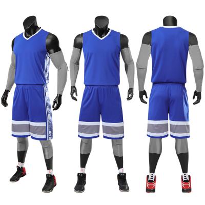 China Wholesale Antibacterial Kids Unisex Basketball Tank Top Set Sublimation Boys Basketball Uniform Custom for sale