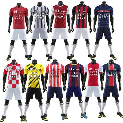 China Sets Wholesale Running Green Full Set Custom Kids Striped Soccer Jersey Mens Sublimation Australia for sale