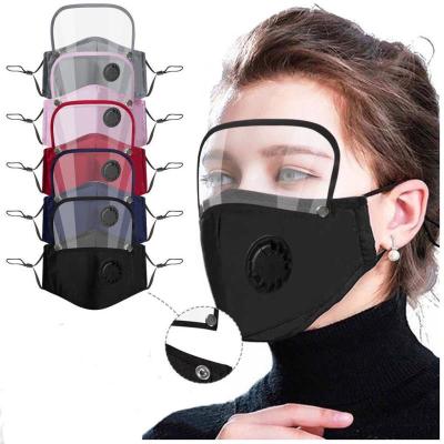 China Wholesale High Quality Washable Breathable Reusable Washable Valve Outdoor Protective Breathing Mask With Eye Shield for sale