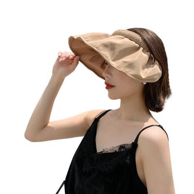 China New Design Cowl Shape Dobby Shell Fashion Hat Hairpin Folding Style Soft Vinyl Folding Beret Sun-resistant Hat For Lady Women for sale