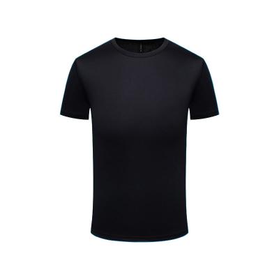 China Men's Anti-Wrinkle Quick Dry And Breathable Casual T-shirt Increasing Cotton Outdoor Polyester Custom T Shirt for sale