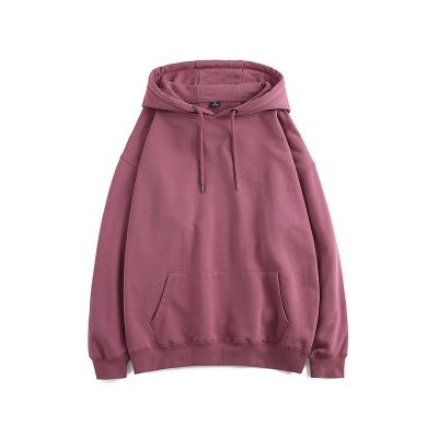 China Anti-pilling Men's Cotton Casual Oversized Custom Couple Patterns Cropped Heavy Pullover Hoodies for sale