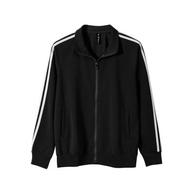 China New Breathable Diagonal Adult Teens Diagonal Loose Collar Stand Coat Coaches Outdoor Jacket Event Jacket for sale