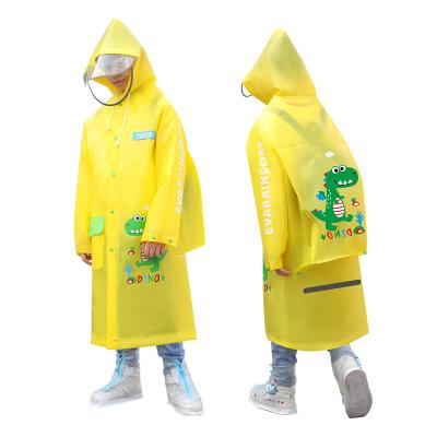 China High Quality Reusable Custom Raincoat Bagpack Kids Raincoat Oldest Child Singlet Raincoat Clothes Reusable Custom Children for sale