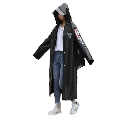 China Custom Logo Raincoat For Girls Motorbike Bag Pocket EVA Adults Transparent Cheap Single Singlet Raincoat Clothes Manufactures for sale