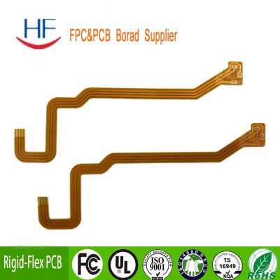 Cina 6 layers  flexible pcb  1oz  Multilayer print circuit board FPC board yellow solder mask in vendita