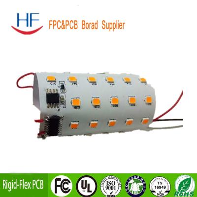 China LED Rigid Flexible PCB Board Multilayer 1-3OZ Copper Immersion Gold for sale