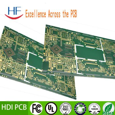 China 6 laag HDI PCB fabricage circuit board 94v 0 Groen FR4 1OZ Te koop