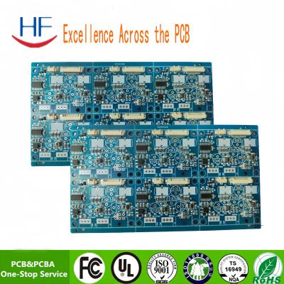 China 1.2mm  6 Layers multilayer Blue Board OEM ODM Pcb Assembly Service Pcba Pcb electric circuit board for sale