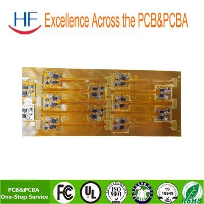 China Flex And Rigid PCB Printed Circuit Board PCBA Yellow Black Double Side Single Side Connecter Soldering for sale