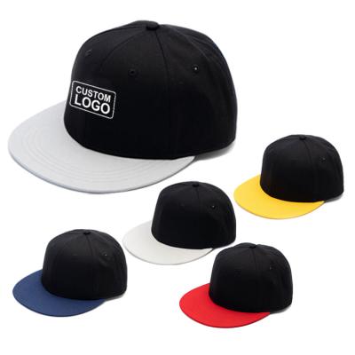 China COMMON High Quality Multi Color Premium Flat Peak Sports Mask Cotton Snapback Hat for sale