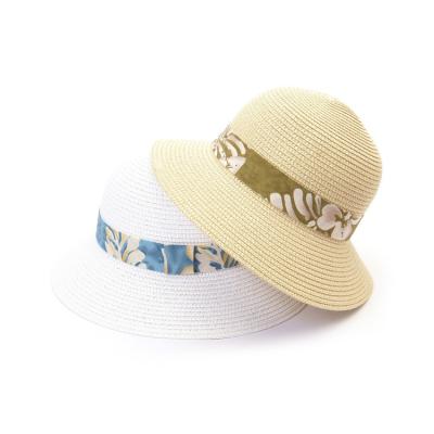 China Sun Protection & Breathable Multi Color Summer Beach Fashion Elegant Bell Rope Straw Hats For Women for sale